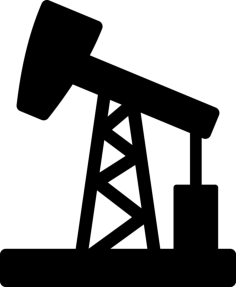 Oil Pumpjack Extraction Silhouette Cutting Svg Files, Free Vectors File